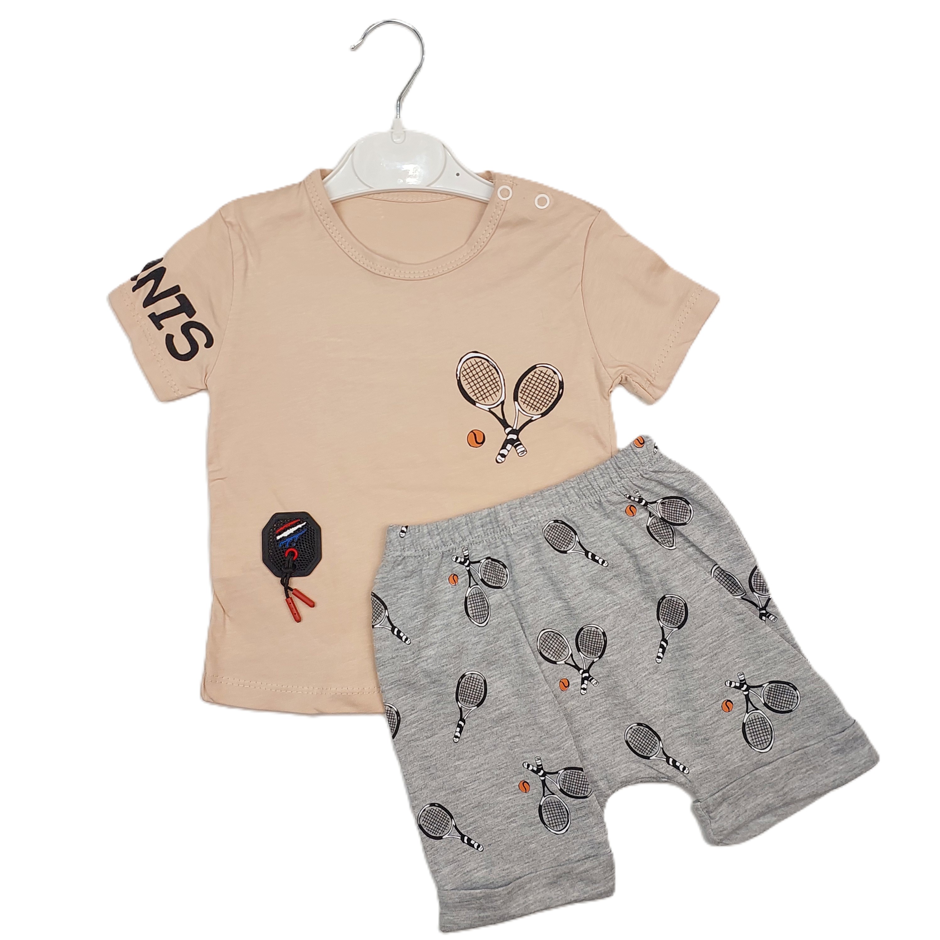 طقم رياضي صيفي من 6 الى 24 شهر